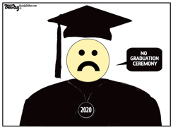 NO GRADUATION CEREMONY by Bill Day