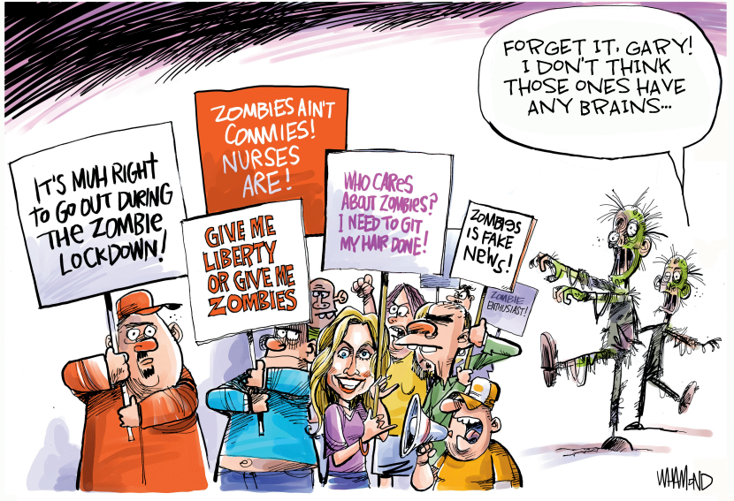 Protests defying social distancing orders