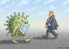 CORONAVIRUS SHOWDOWN by Marian Kamensky