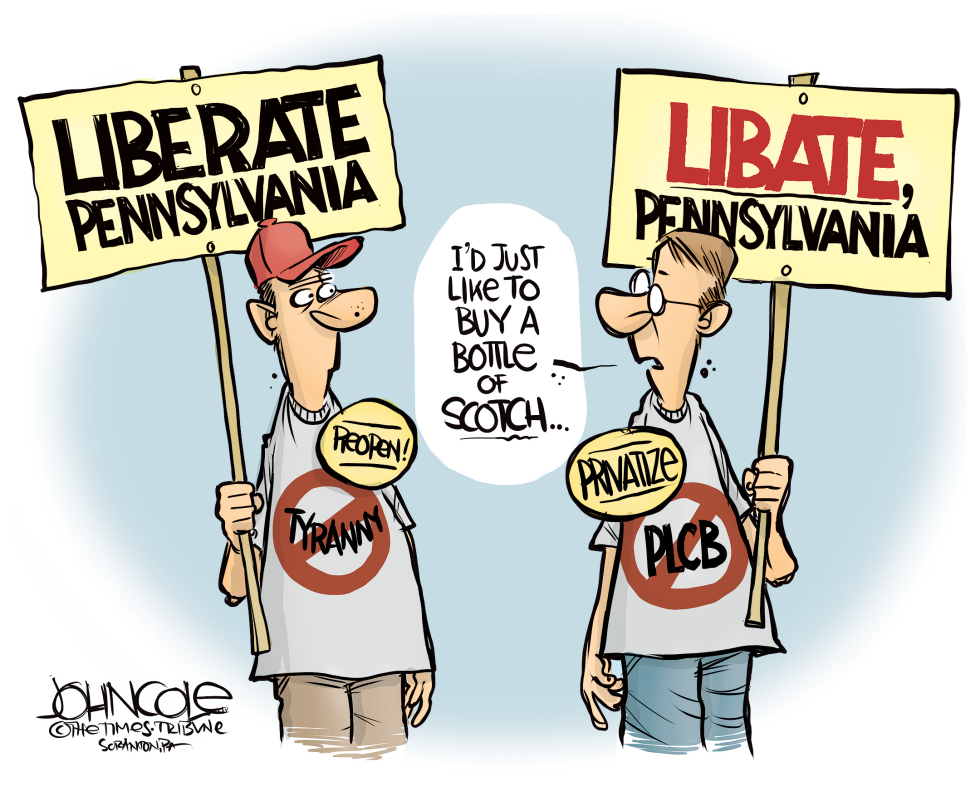 LOCAL PA - PLCB protester