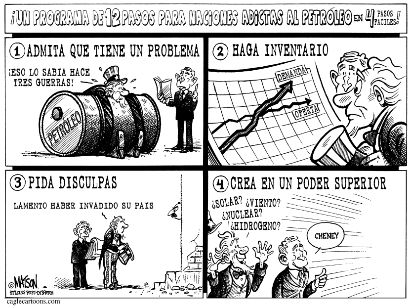Programa de 12 pasos para Naciones Adictas al Petroleo