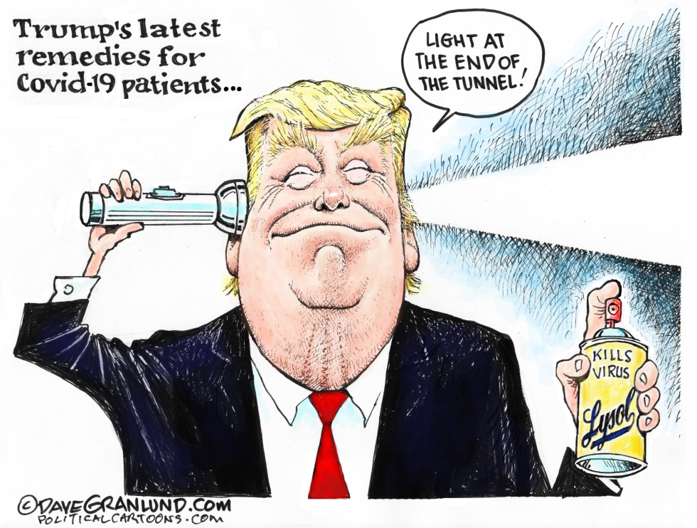 Trump light and Lysol remedies