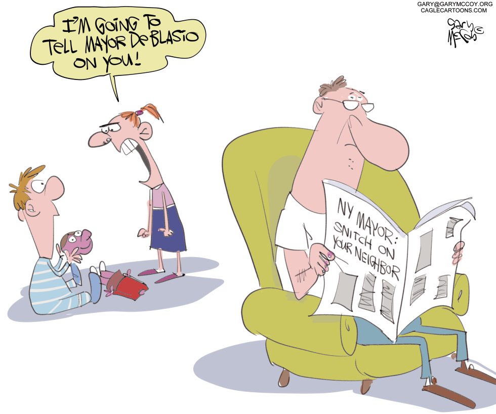 Snitch for De Blasio