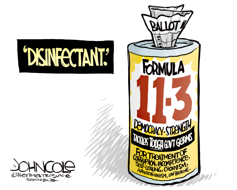 Democratic disinfectant