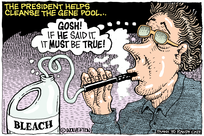 Trump's Disinfectant Cure