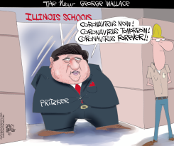 PRITZKER CLOSES SCHOOLS by Gary McCoy
