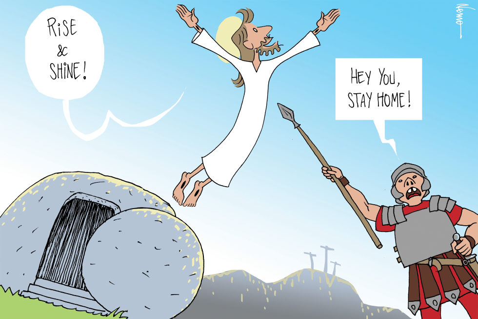 Jesus Breaks Confinment