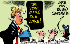 SARCASTIC TRUMP by Milt Priggee