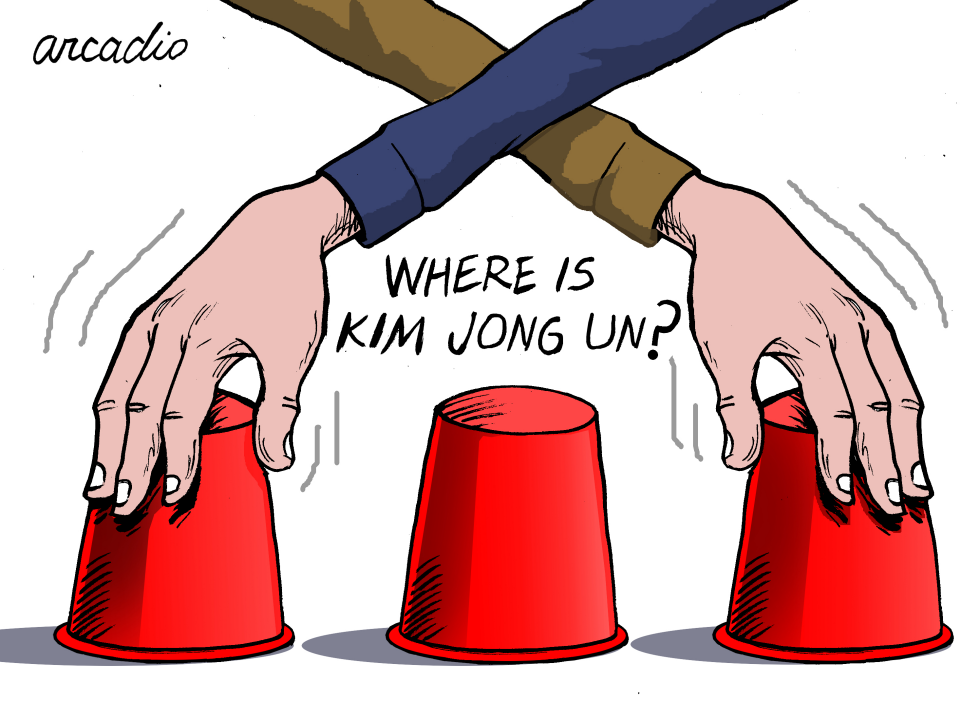 Where is he?