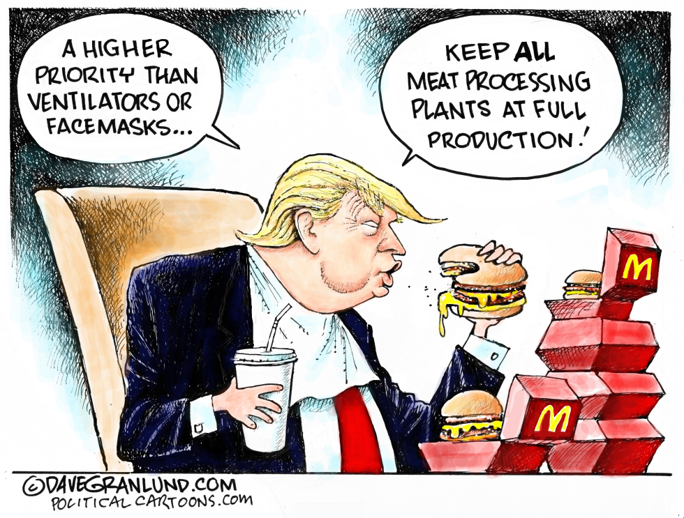 Trump and meat production