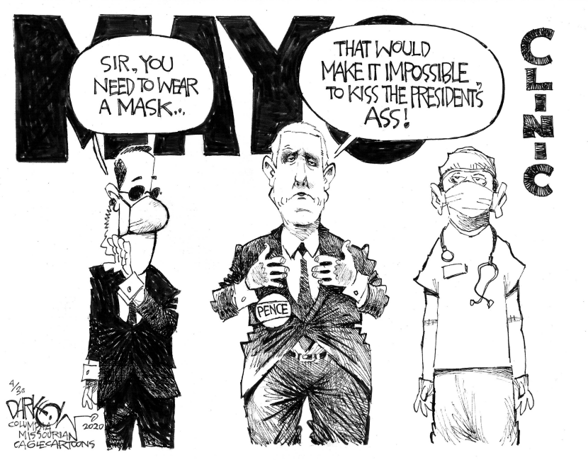 Sick Pence none the wiser