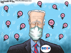 BIDEN QUARANTINE by Kevin Siers