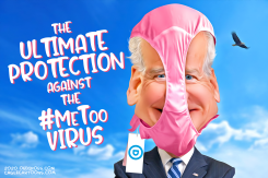 FACE MASK BIDEN by Bart van Leeuwen