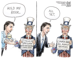 JUSTIN TRUDEAU by Adam Zyglis