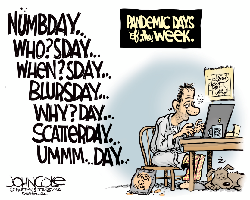 Pandemic days of the week