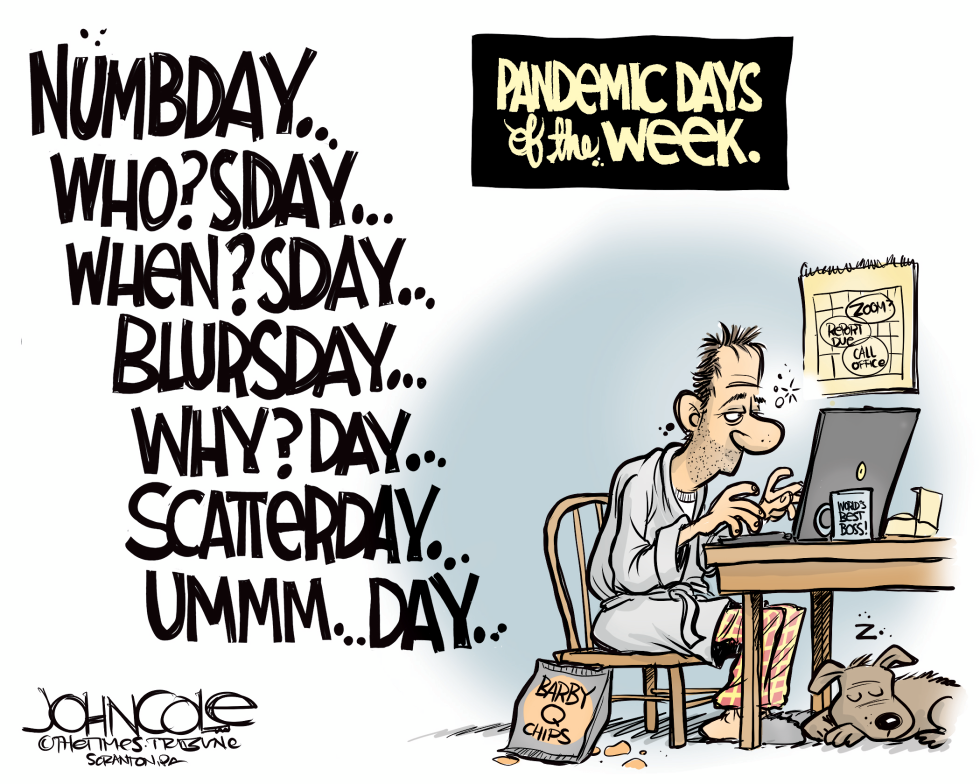 Pandemic days of the week
