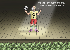 CORONAVIRUS SOCCER by Marian Kamensky