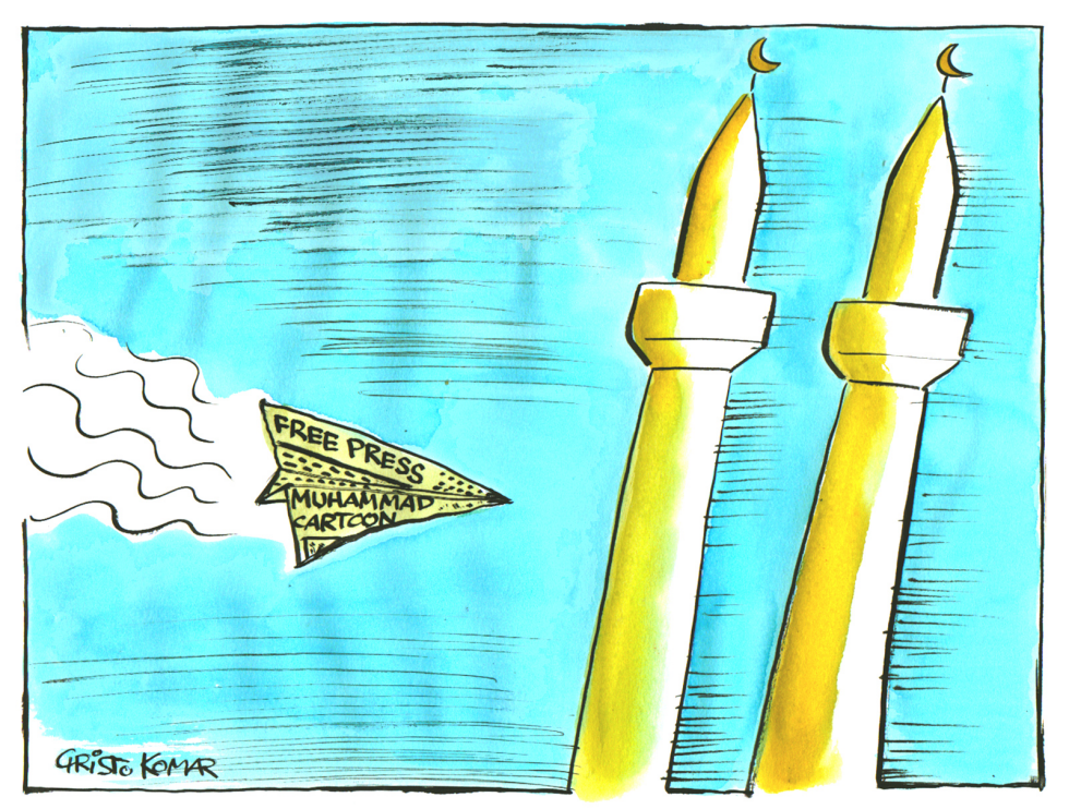 Muhammad cartoons - COLOR