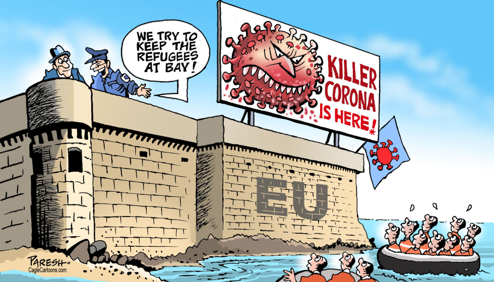 EU refugees and corona