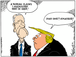 ASSAULTED BY BIDEN by Bob Englehart