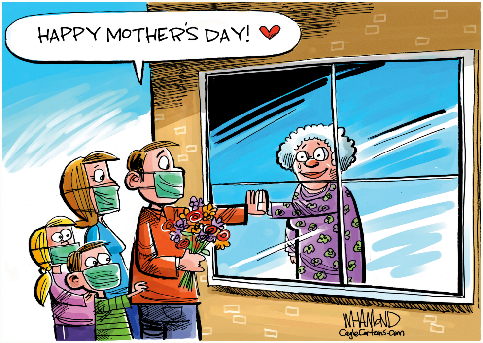 Mother's Day 2020: Family Greets Grandma Through Window Amid COVID Restrictions