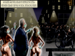 NYC DE BLASIO DISPERSE CROWDS by Sean Delonas