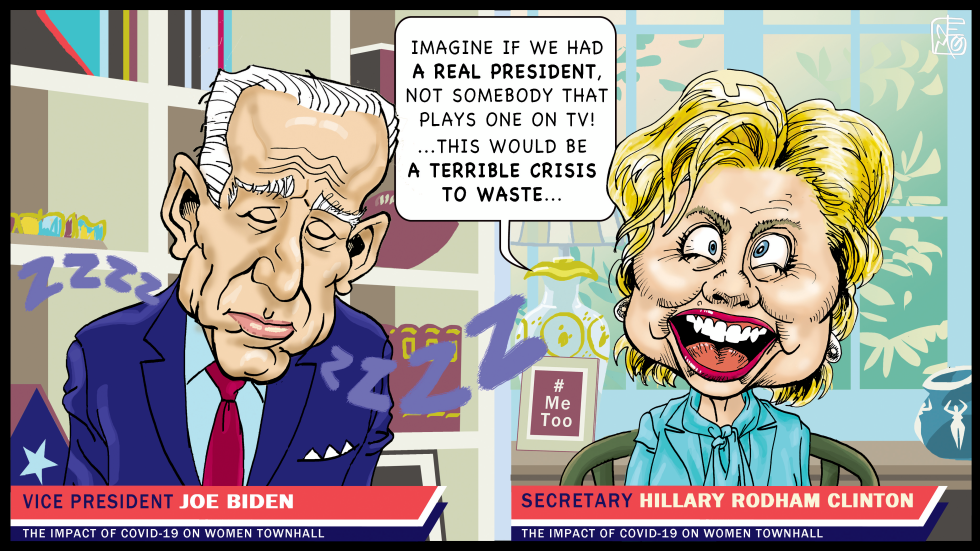 Joe's townhall with hillary