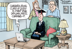 SCHOOL GRADUATION by Joe Heller