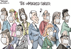 PENCE MASK by Joe Heller