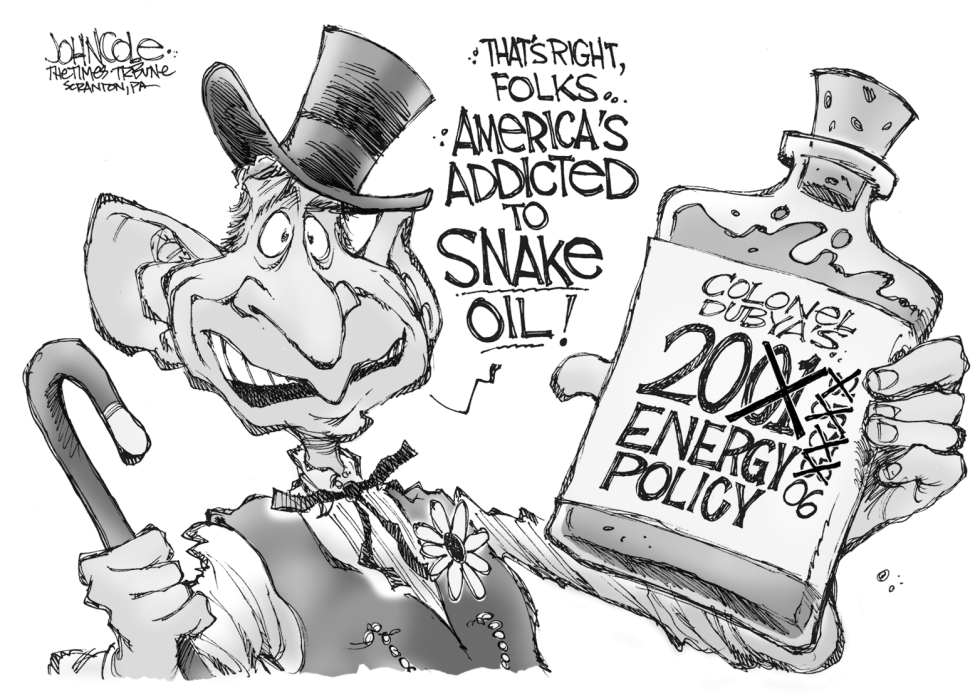 Bush snake oil