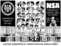 NSA EAVESDROPPING IN A NORMAN ROCKWELL AMERICA by R.J. Matson