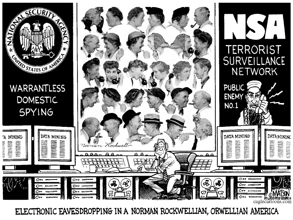 NSA Eavesdropping In A Norman Rockwell America