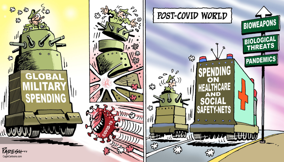 Military spending and corona