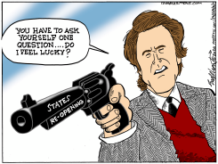 STATES RE-OPENING by Bob Englehart