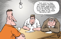 MICHAEL FLYNN GETS SPRUNG by Bruce Plante