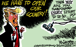 OPEN OUR COUNTRY by Milt Priggee