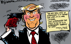 WHAT ME WORRY by Milt Priggee