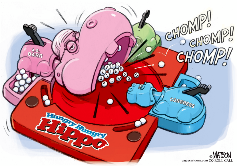 Bill Barr Hungry Hippo