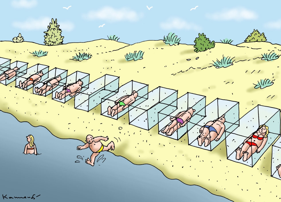 SOCIAL DISTANCE BOXES by Marian Kamensky