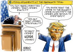 OBAMAGATE TRIAL by Dave Whamond