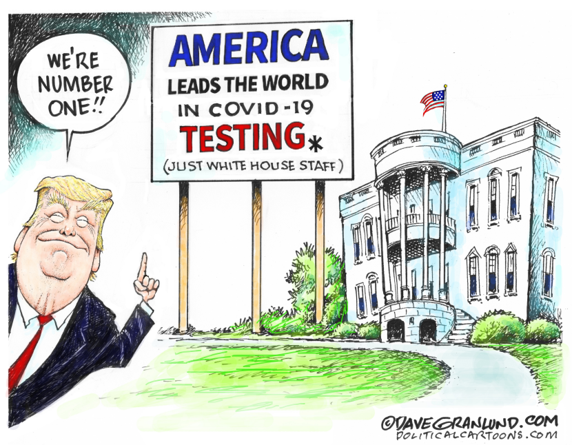 Trump testing No 1
