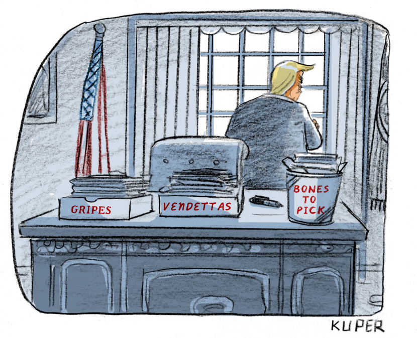 Trump Oval Office Out Box