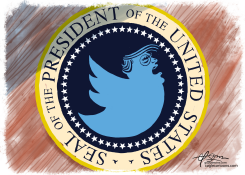 PRESIDENT TWEETY by Guy Parsons