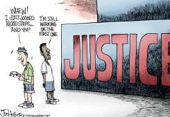 JOGGER JUSTICE by Joe Heller