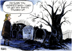 THE RISKS OF REOPENING by Dave Whamond