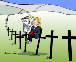 TRUMP AND HIS DECISION by Arcadio Esquivel