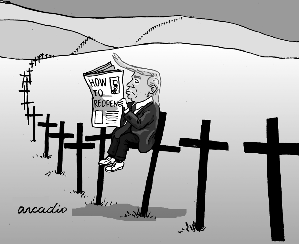 Trump ante su decisión.