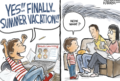 REMOTE SCHOOL'S OUT by Jeff Koterba