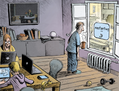 END OF THE LOCKDOWN by Patrick Chappatte