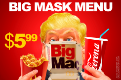 BIG MASK MENU by Bart van Leeuwen